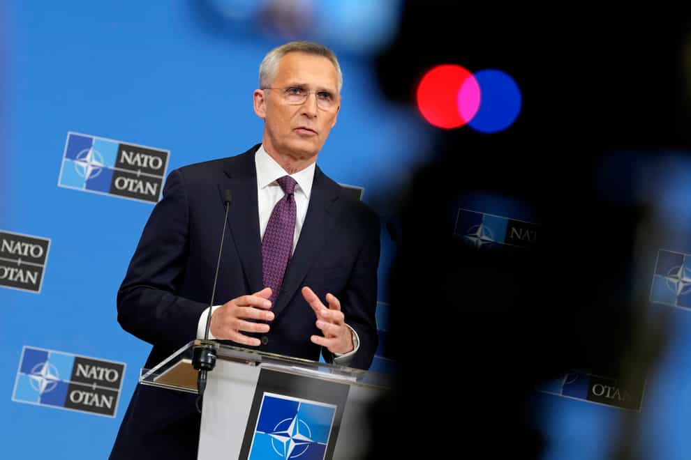 Nato Secretary General Jens Stoltenberg (Virginia Mayo/AP/PA)