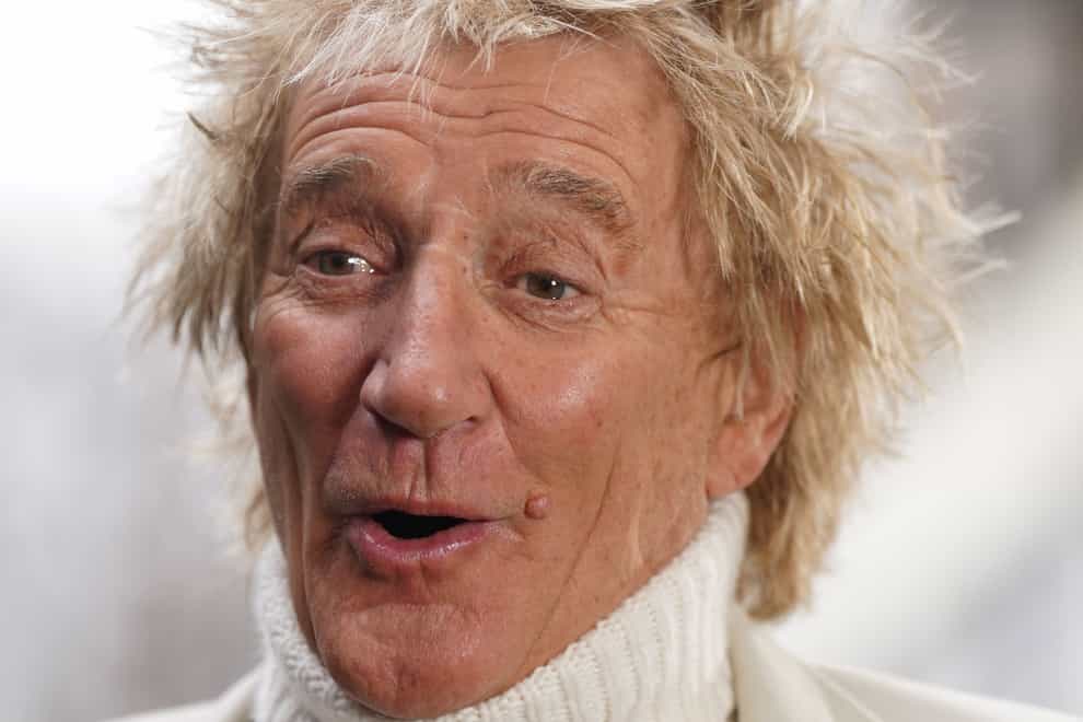 Rod Stewart talked to Sky News about former prime minister Boris Johnson (PA Wire/ Joe Giddens)