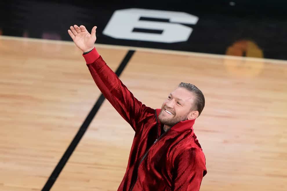 Representatives of Conor McGregor have denied allegations the former UFC champion sexually assaulted a woman at a basketball match last week (Lynne Sladky/AP)