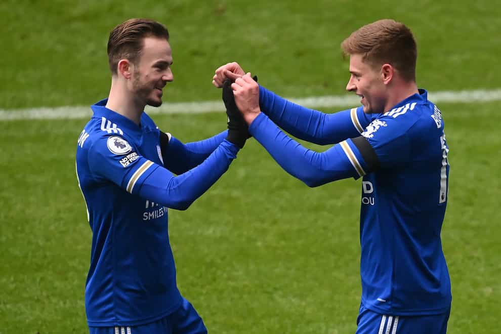 James Maddison and Harvey Barnes could be heading to London (Michael Regan/PA)