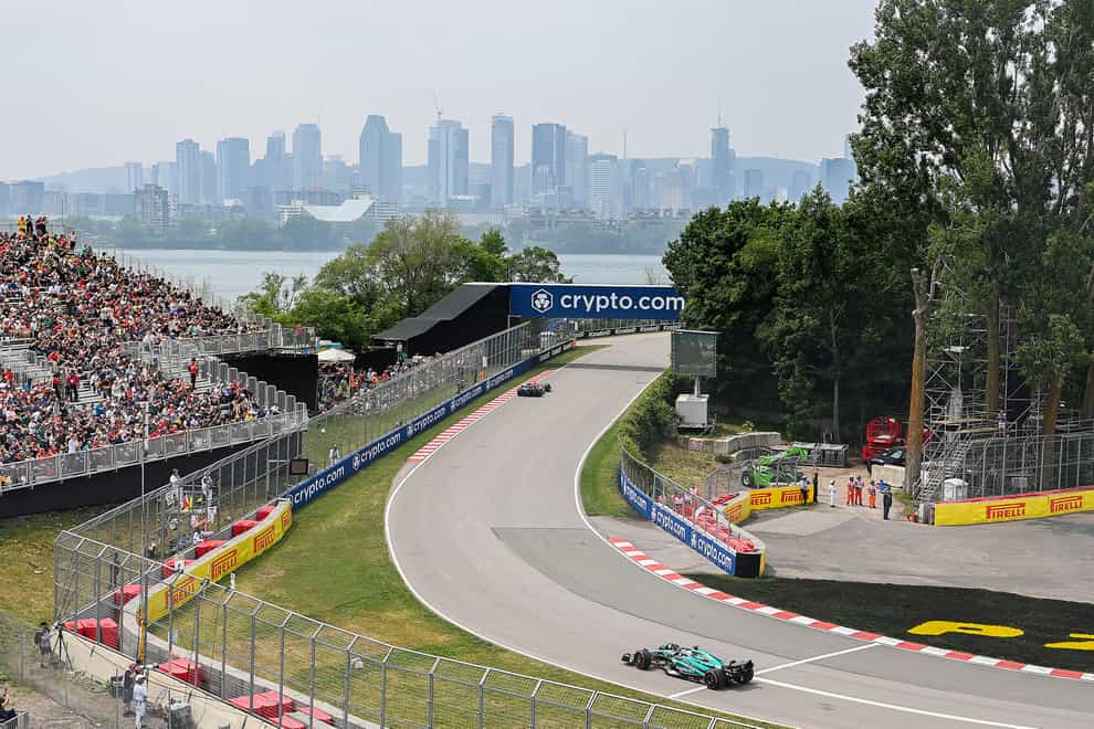 First practice at the Canadian Grand Prix was cancelled (Graham Hughes/AP)