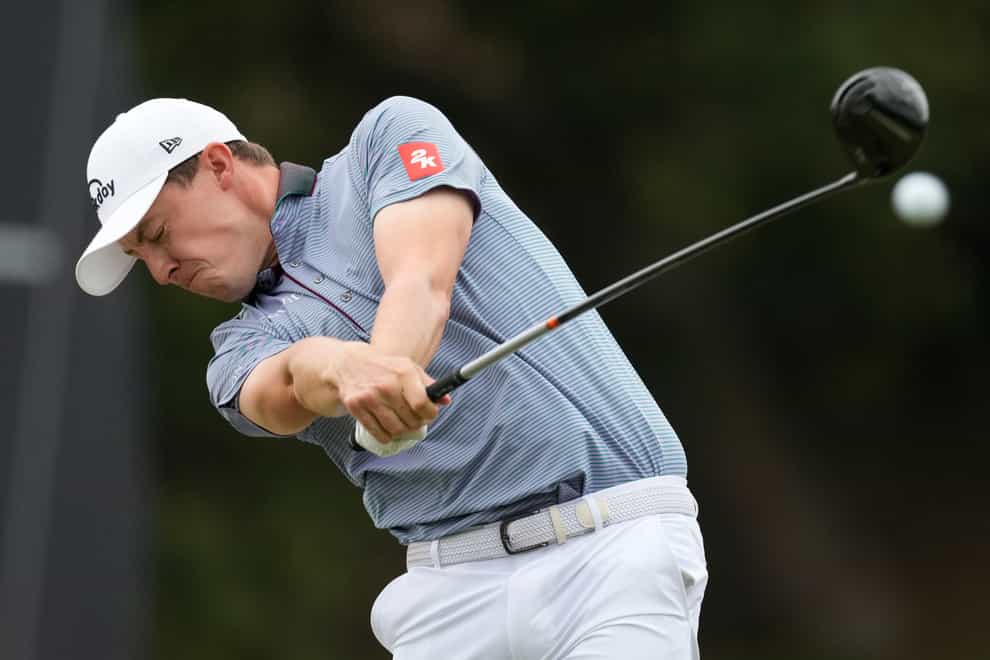 Matt Fitzpatrick made a hole-in-one on day two of the 123rd US Open (Marcio J. Sanchez/AP)
