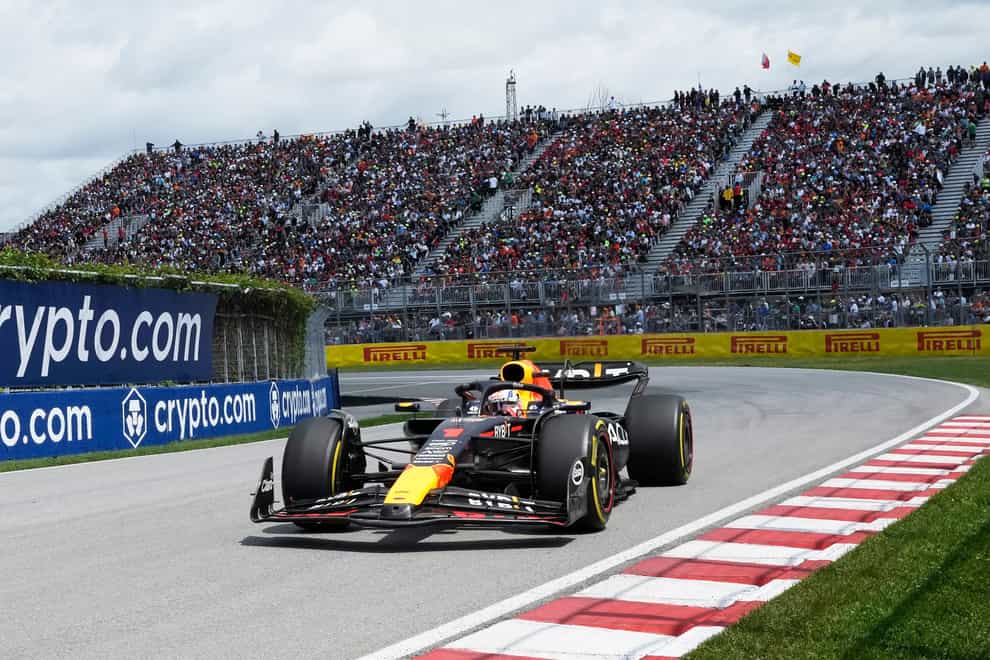 Max Verstappen won the Canadian Grand Prix (Ryan Remiorz/AP)