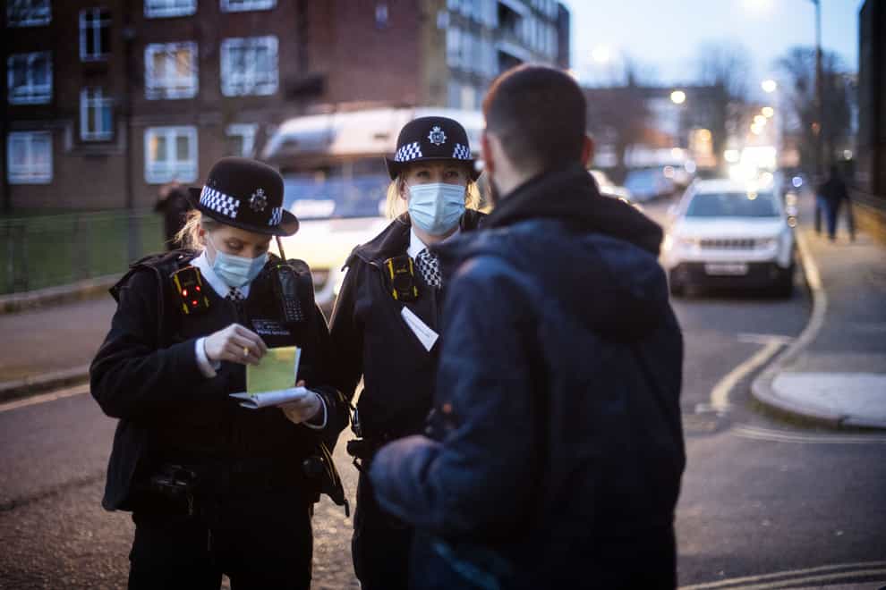 Critics of stop and search say it disproportionately targets black and ethnic minority communities (Victoria Jones/PA)