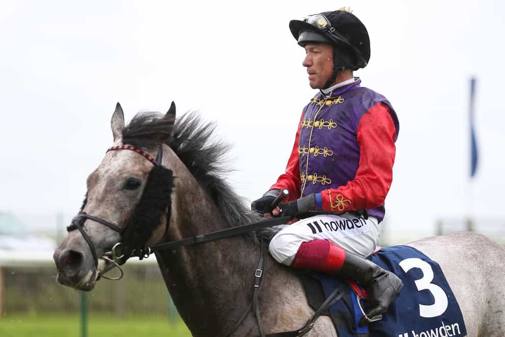 Frankie Dettori aboard Saga who he will ride in the Wolferton Stakes at Royal Ascot (Nigel French/PA)