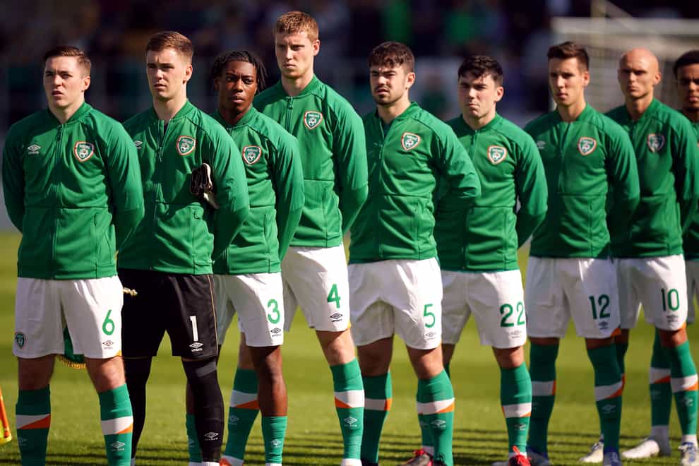 The Republic of Ireland Under-21s match against Kuwait was abandoned due to alleged racial abuse (Niall Carson/PA)