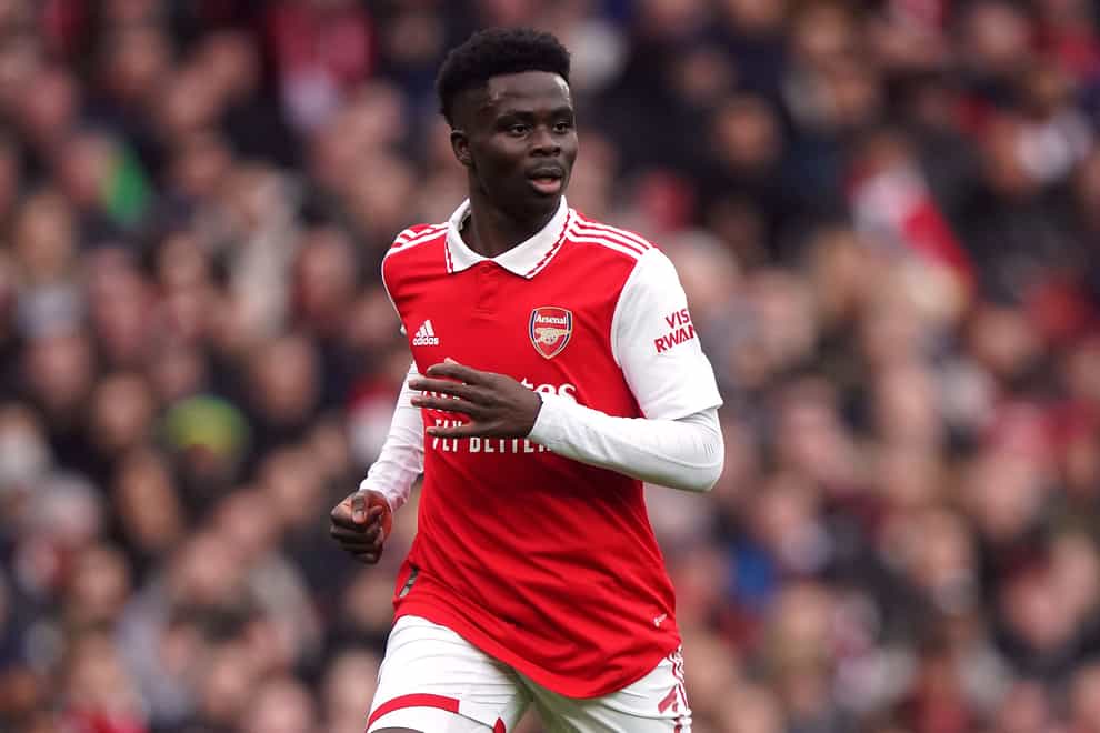 Bukayo Saka has funded accommodation for Turkish families displayed by February’s earthquake (Adam Davy/PA)