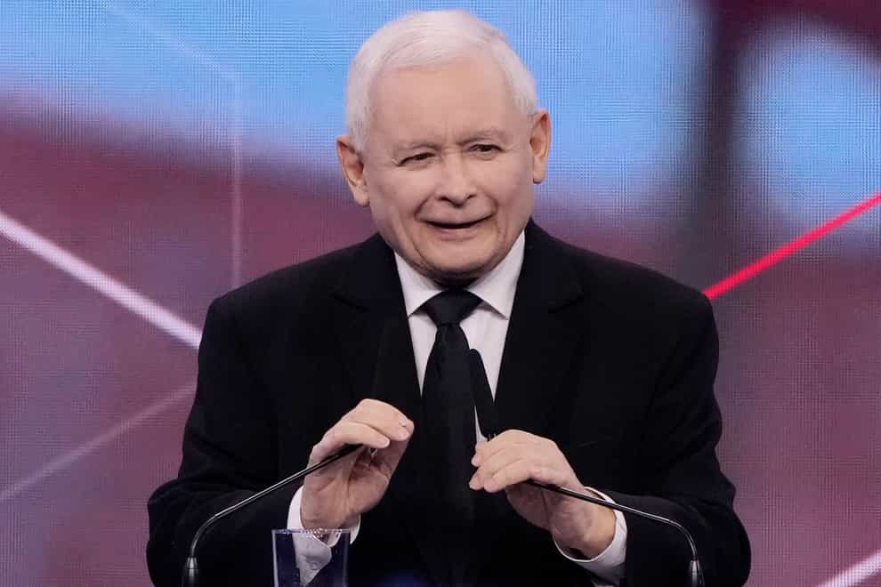 Jaroslaw Kaczynski is the head of Poland’s ruling Law and Justice party (AP(