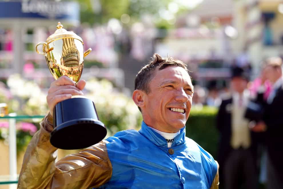 Frankie Dettori with the Gold Cup (John Walton/PA)