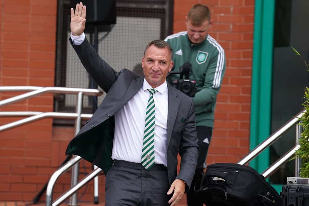 Brendan Rodgers wants to make Celtic more competitive in Europe (Andrew Milligan/PA)