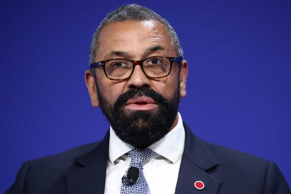 Foreign Secretary James Cleverly has said he is standing at the next election (Henry Nicholls/PA)