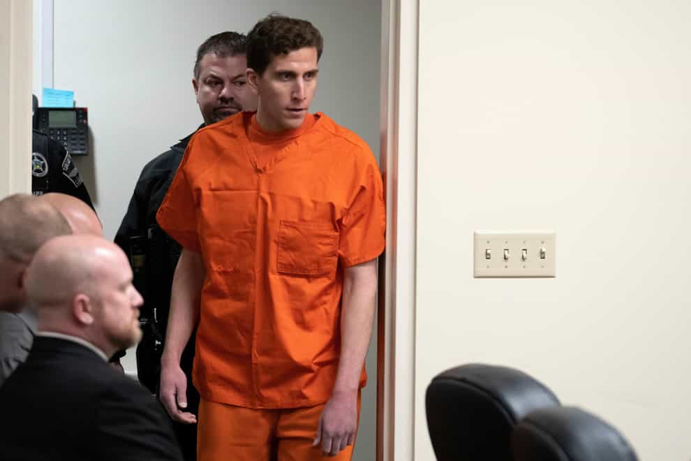 Bryan Kohberger, who is accused of killing four University of Idaho students (Ted S Warren/AP)