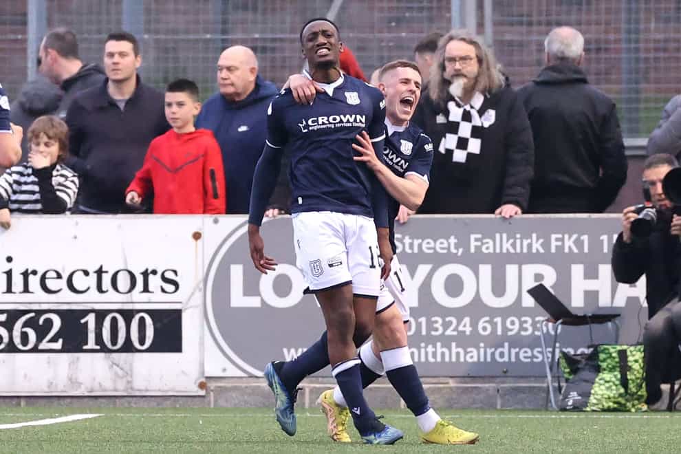 Zach Robinson has returned to Dundee on a season-long loan from AFC Wimbledon (Steve Welsh/PA)
