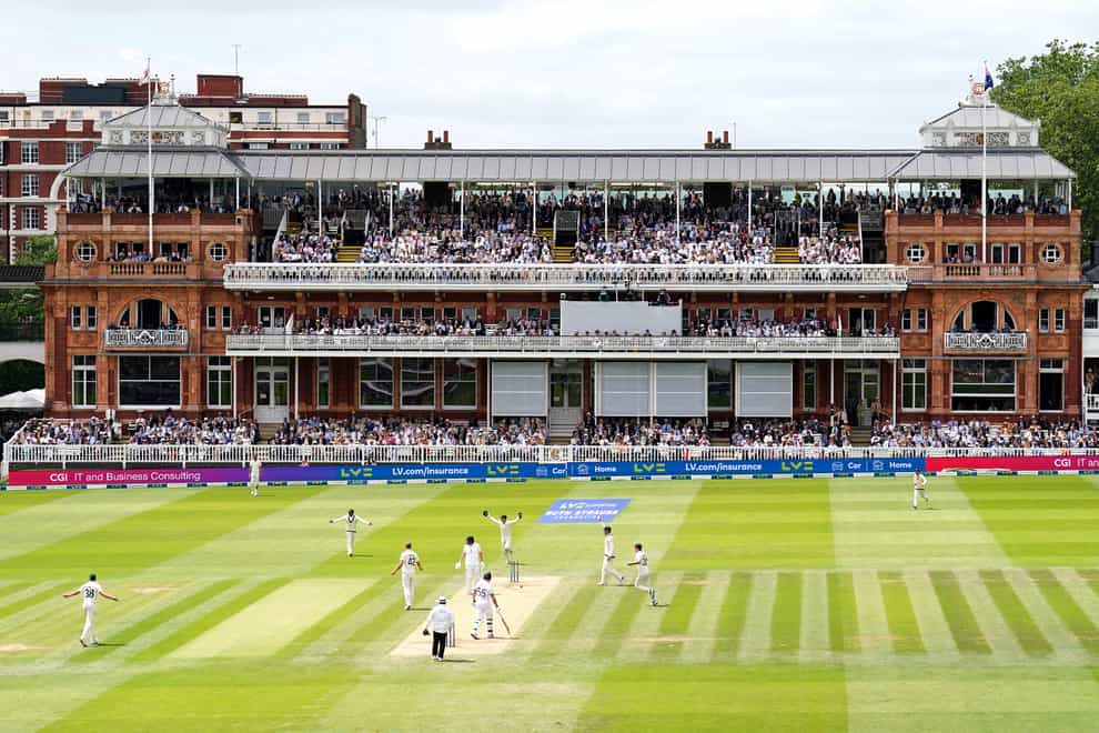 The MCC has issued an apology after television cameras picked up an exchange between its members and the Australian team at Lord’s (Mike Egerton/PA)