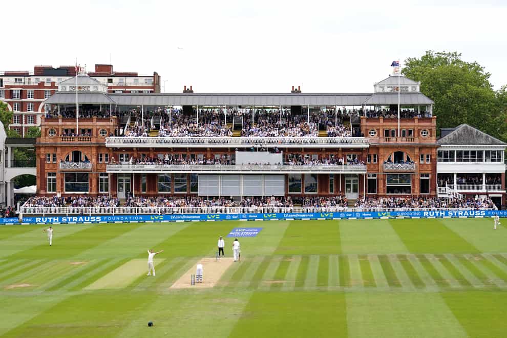 The MCC has acted following an incident in the Long Room on Sunday (Mike Egerton/PA)