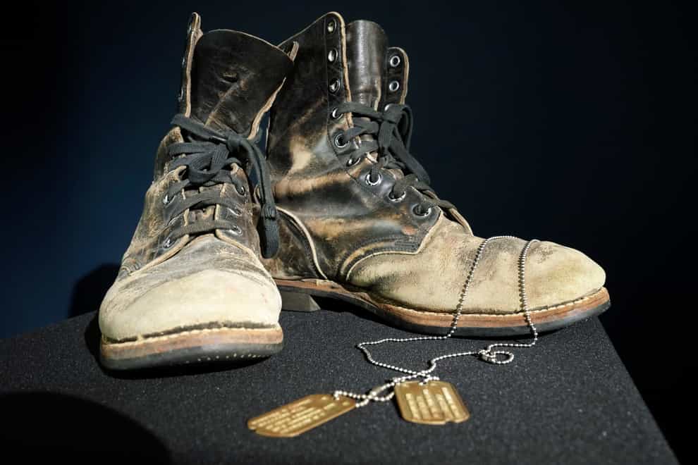 Alan Alda is selling the combat boots and dog tags he wore to portray wisecracking surgeon Hawkeye on M*A*S*H (LM Otero/AP)