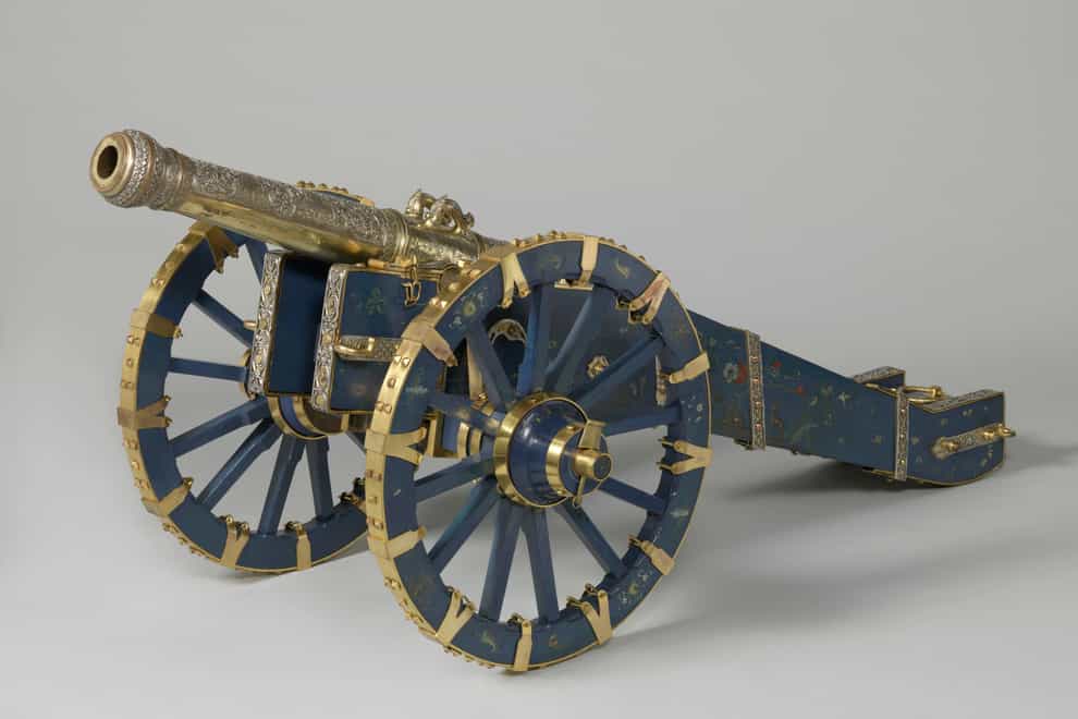 The Cannon of Kandy, which was taken from Sri Lanka, is among the items being returned (Rijksmuseum via AP)