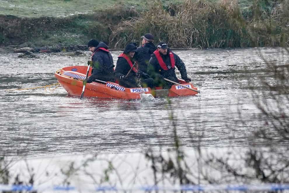 All four died after falling through the ice at Babbs Mill Park in Kingshurst (Jacob King/PA)