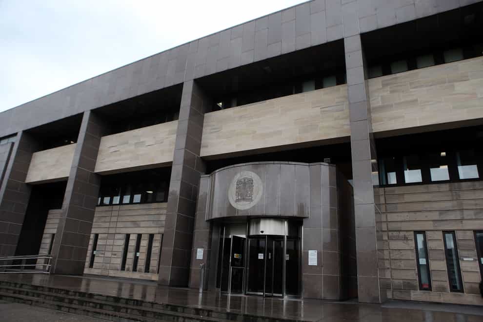 Frederick Danquah made no plea to the charge when he appeared at Glasgow Sheriff Court (PA)
