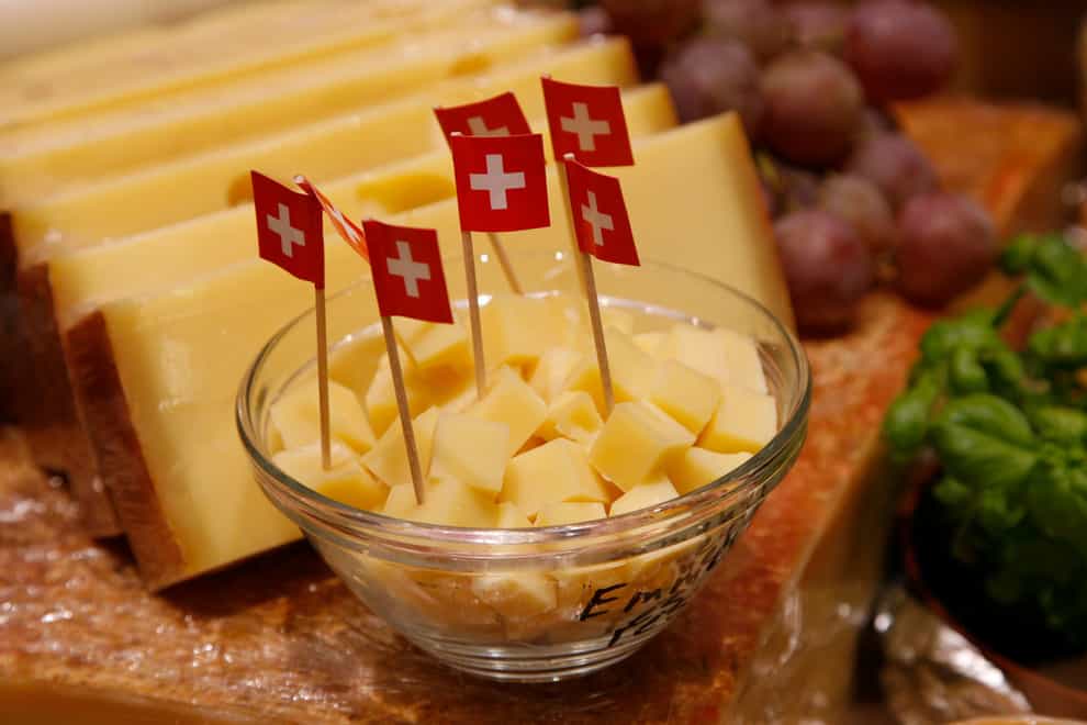 Switzerland is famous for its cheeses (AP)