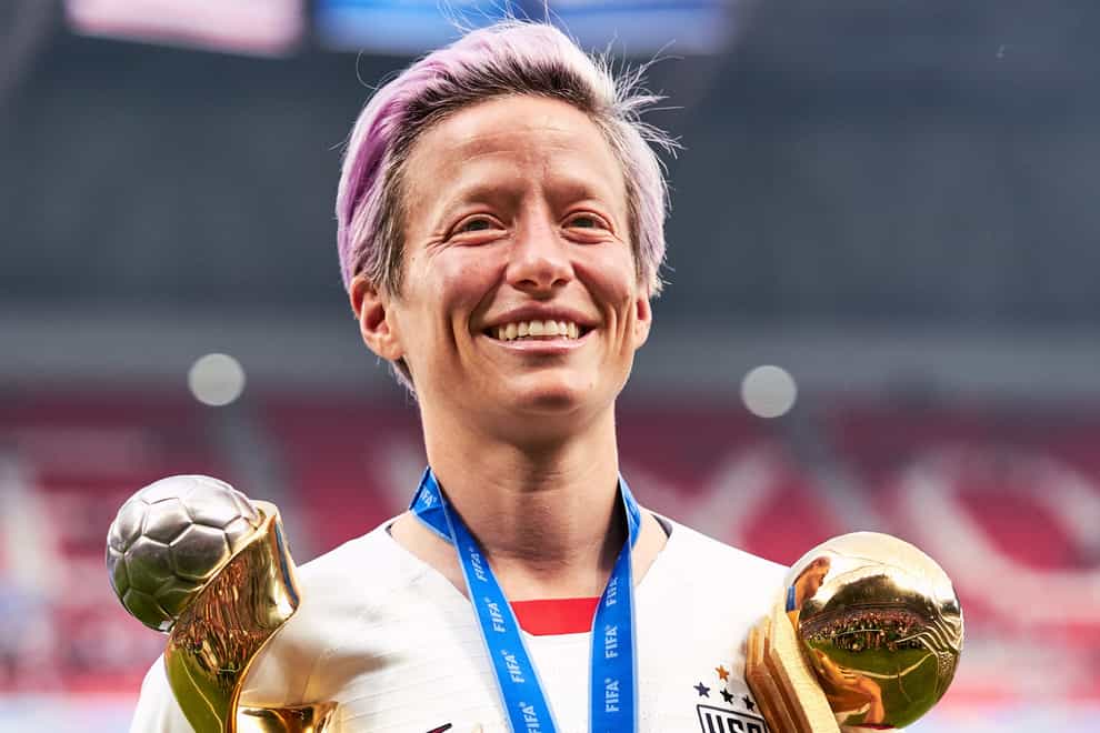 <p>Megan Rapinoe has helped the United States win the last two World Cup finals (PA Wire/PA)</p>