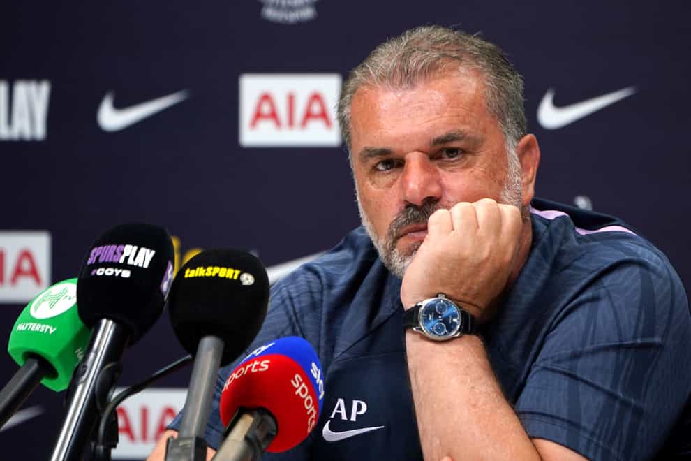 Tottenham manager Ange Postecoglou recalls his Celtic experience (Lucy North/PA)