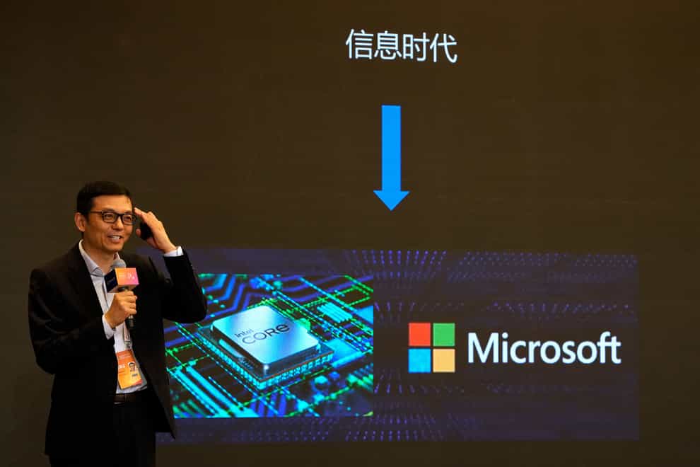 Microsoft has claimed that a China-based hacking group breached email accounts linked to government agencies in Western Europe (Ng Han Guan/AP)