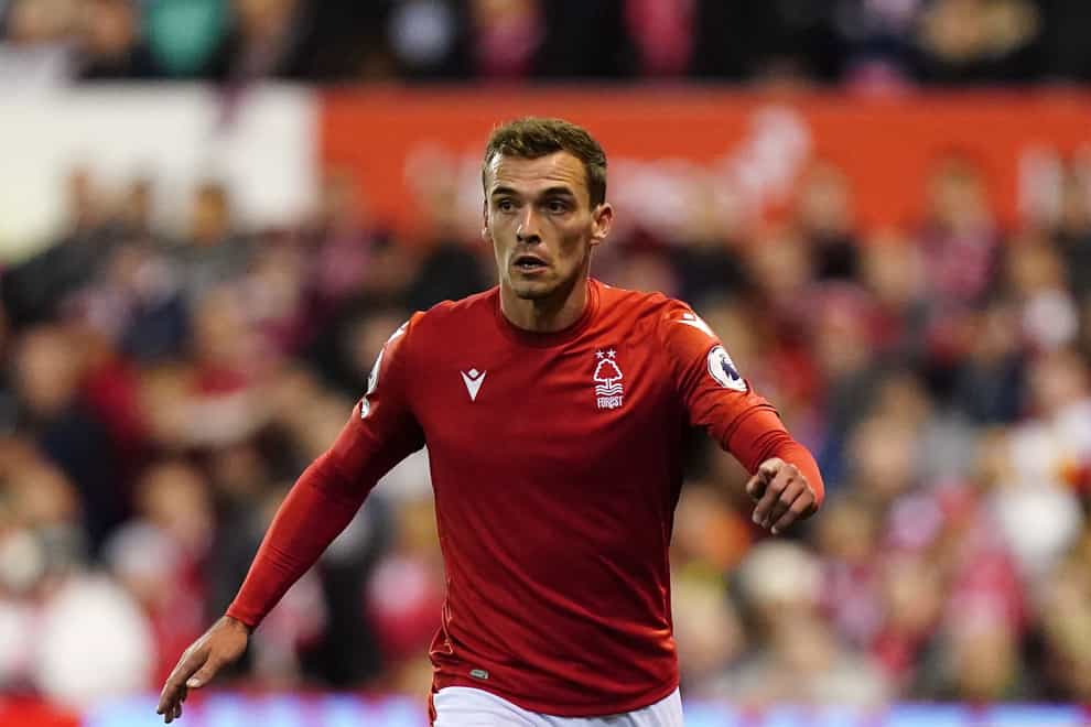 Nottingham Forest’s Harry Toffolo has been charged with 375 breaches of Football Association betting rules (Mike Egerton/PA)