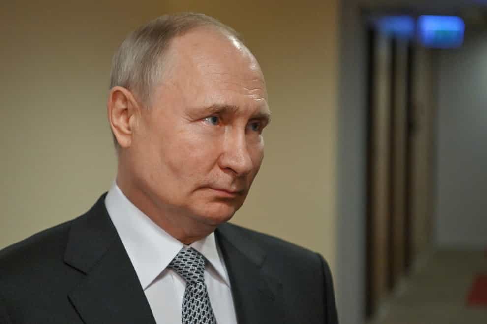 Vladimir Putin (Alexander Kazakov, Sputnik, Kremlin Pool Photo via AP)