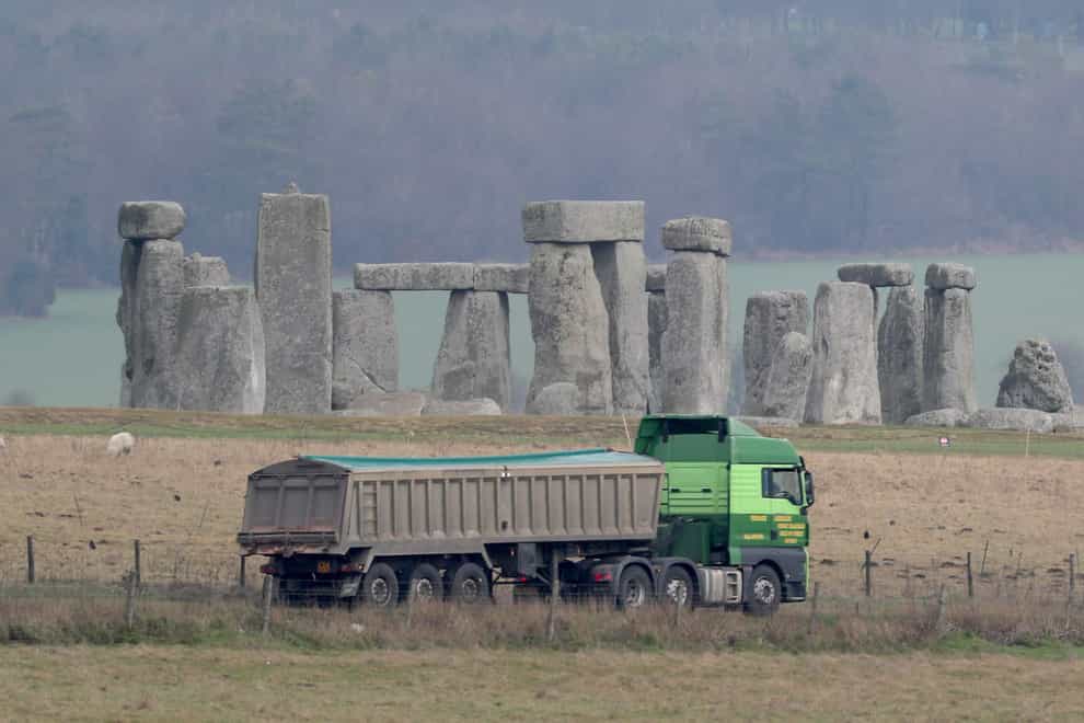 Plans to construct a road tunnel near Stonehenge have been approved, the Department for Transport said (Steve Parsons/PA)