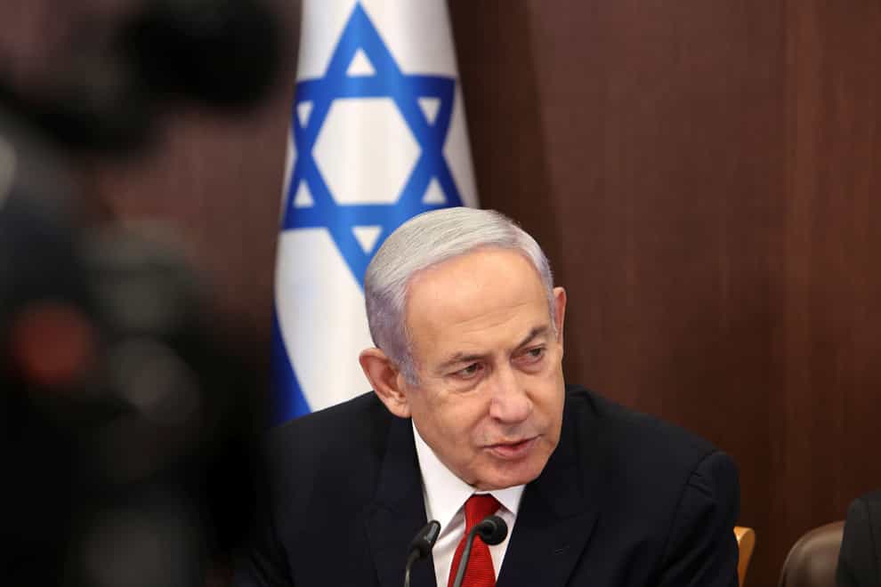 Israel’s Prime Minister Benjamin Netanyahu has been taken to hospital, his office said (Gil Cohen-Magen/Pool/AP)