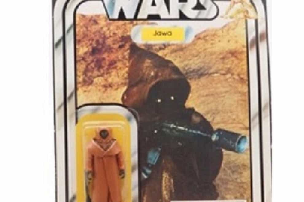 The Star Wars Jawa figure is estimated to be worth between £10,000 and £15,000 (Excalibur Auctions, PA)