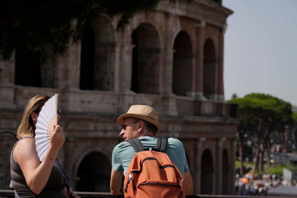 Temperatures in Rome could hit 40C (AP)