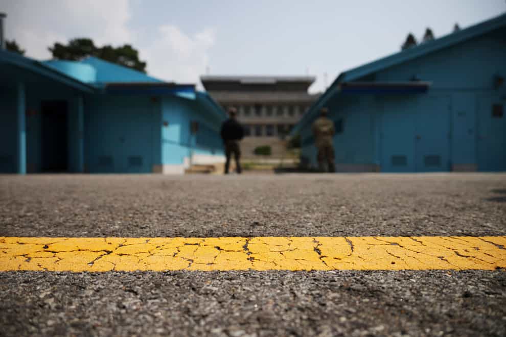 Panmunjom inside the demilitarised zone separating the two Koreas (Kim Hong-Ji/Pool Photo/AP)
