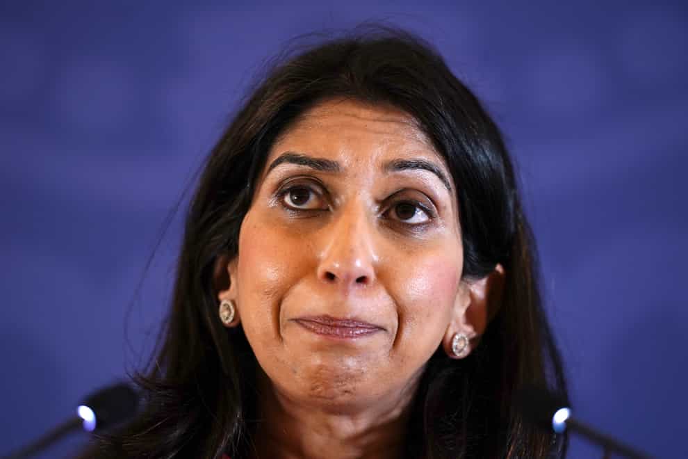 Home Secretary Suella Braverman said the changes were being made ‘solely for migration and border security reasons’ (Jordan Pettitt/PA)