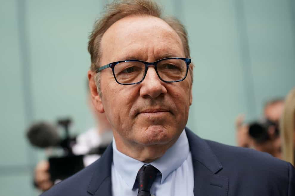 Kevin Spacey arriving at Southwark Crown Court (Yui Mok/PA)