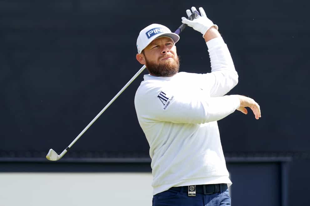 Tyrrell Hatton suffered a nightmare finish to his second round of the 151st Open at Royal Liverpool (David Davies/PA)