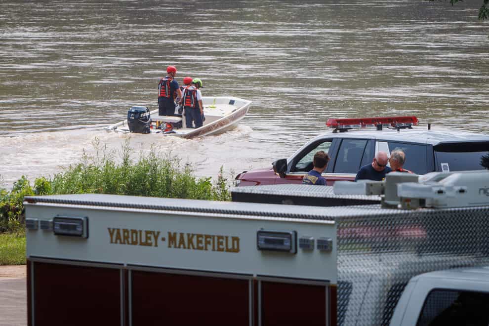 The body of a young girl was recovered on Friday (The Philadelphia Inquirer via AP, File)