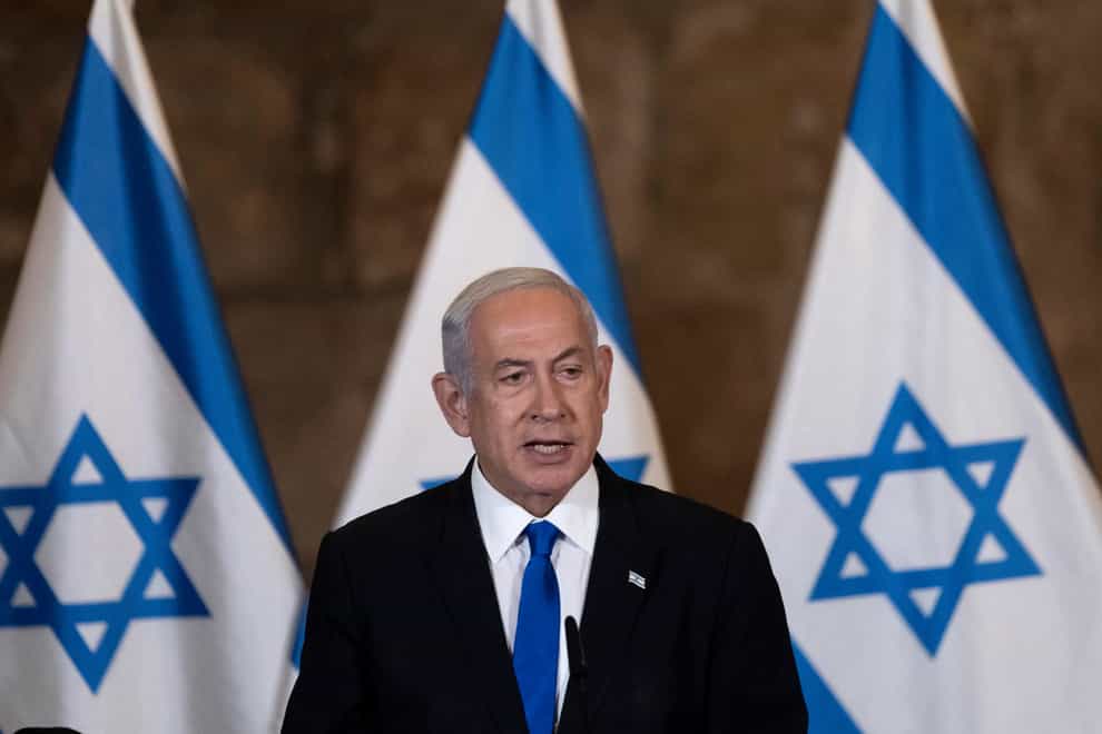 Israel’s Prime Minister Benjamin Netanyahu (AP)
