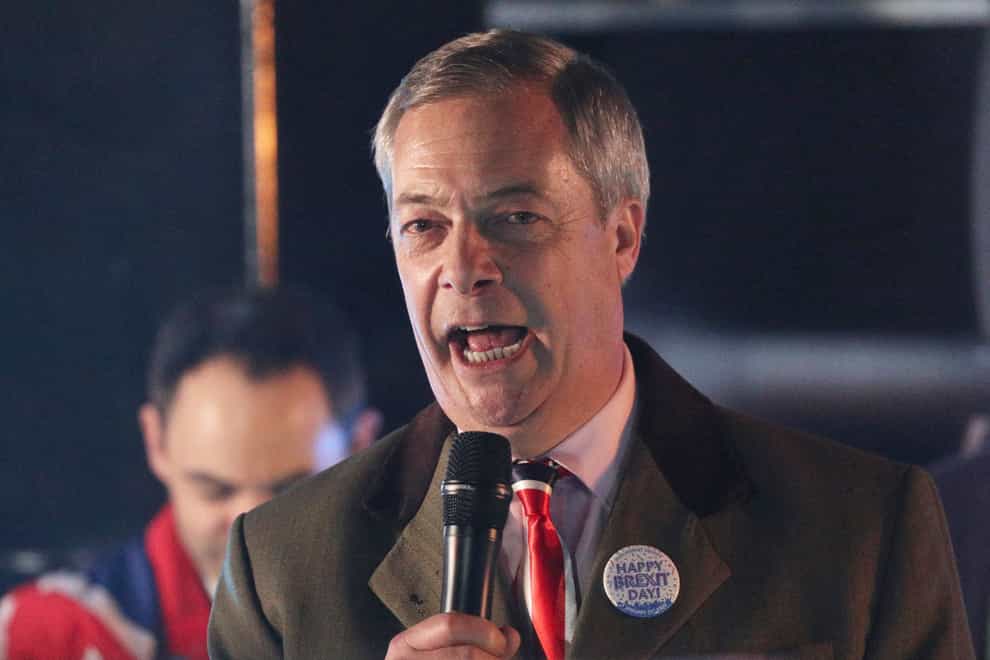 Nigel Farage (Jonathan Brady/PA)