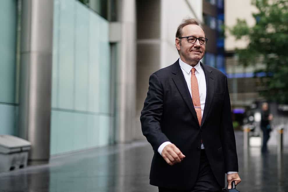 Kevin Spacey was found not guilty of all charges (Jordan Pettitt/PA)