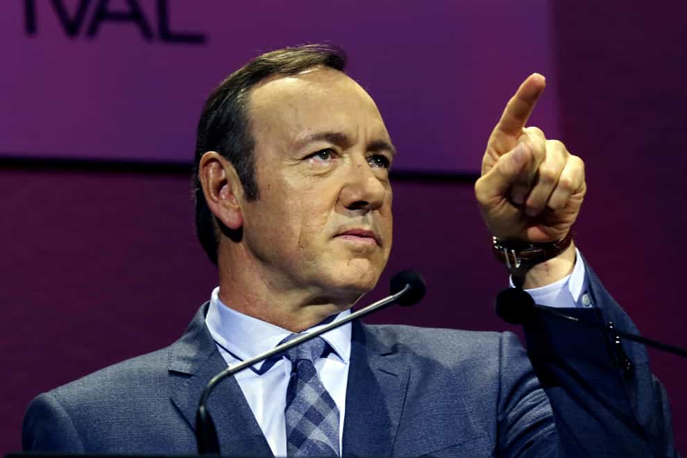 Embargoed to 2000 Thursday August 22. Double-Oscar winner Kevin Spacey at a rehearsal before delivering the keynote speech to the James MacTaggart Memorial Lecture at the Edinburgh television festival this evening.