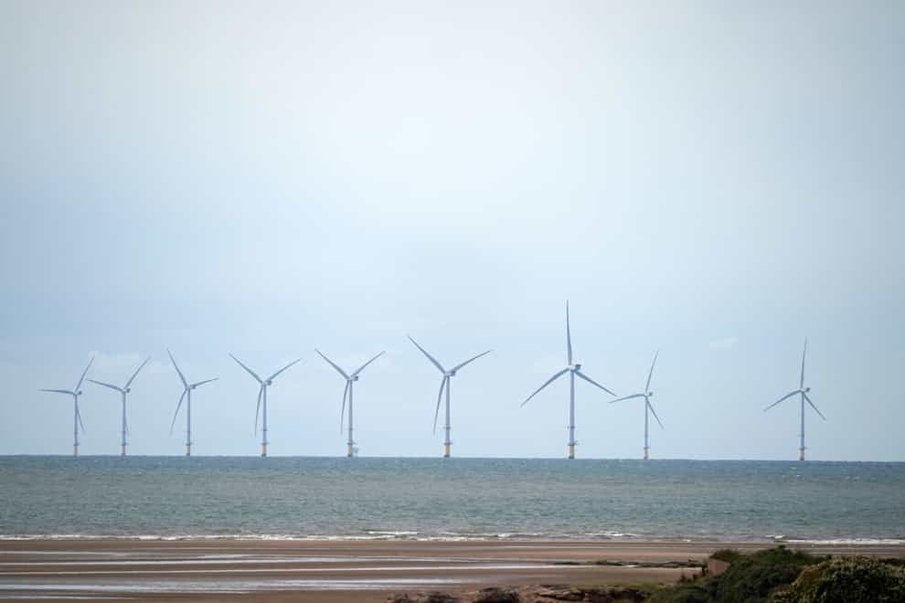 Offshore wind alone generated more than total renewable generation 10 years ago, a report said (PA/David Davies)