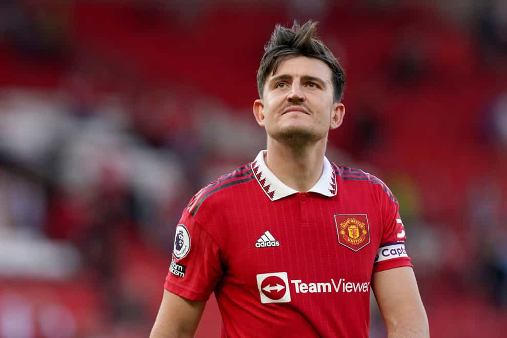 Harry Maguire has lost the Manchester United captaincy (Martin Rickett/PA).