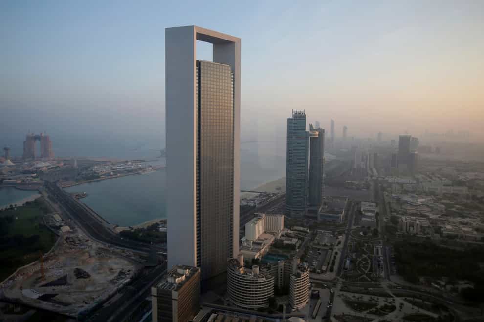 The headquarters of the Abu Dhabi National Oil Co in Abu Dhabi, United Arab Emirates (Kamran Jebreili/AP/PA)