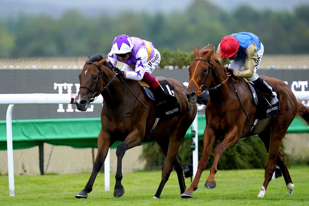 Kinross (left) sees off Isaac Shelby (Andrew Matthews/PA)