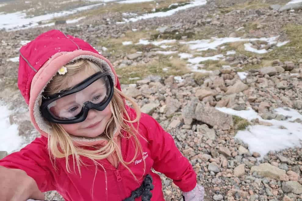 Seren Price became the youngest person to complete the three-peaks challenge in under 48 hours. (Glyn Price/JustGiving)
