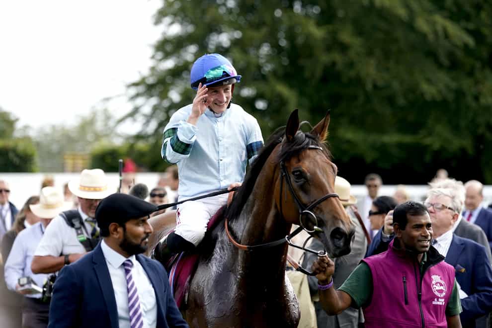 Tom Marquand aboard Goodwood Cup hero Quickthorn (Andrew Matthews/PA)