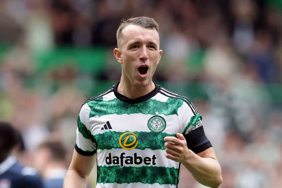 David Turnbull scored an opening-day double for Celtic (Steve Welsh/PA)