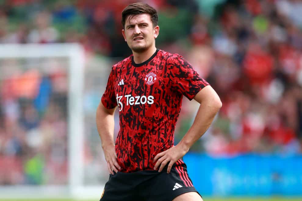 West Ham have made an approach for Manchester United’s Harry Maguire (Liam McBurney/PA)